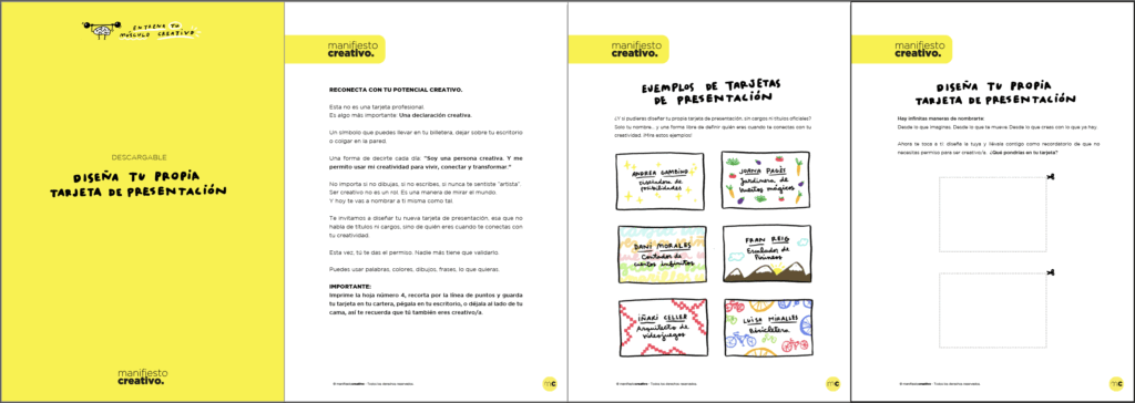 Ejercicio Diseña tu tarjeta de presentación