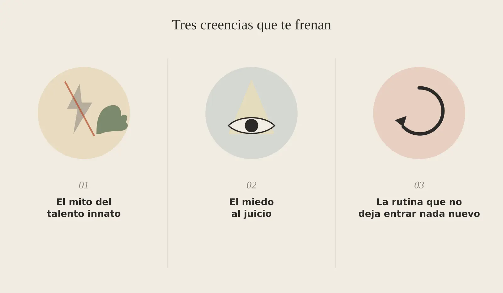 Tres creencias que frenan tu creatividad